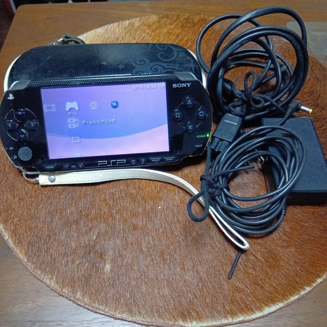 Sony PSP-3000 Black Console Tested Working Region Free Charger Included
