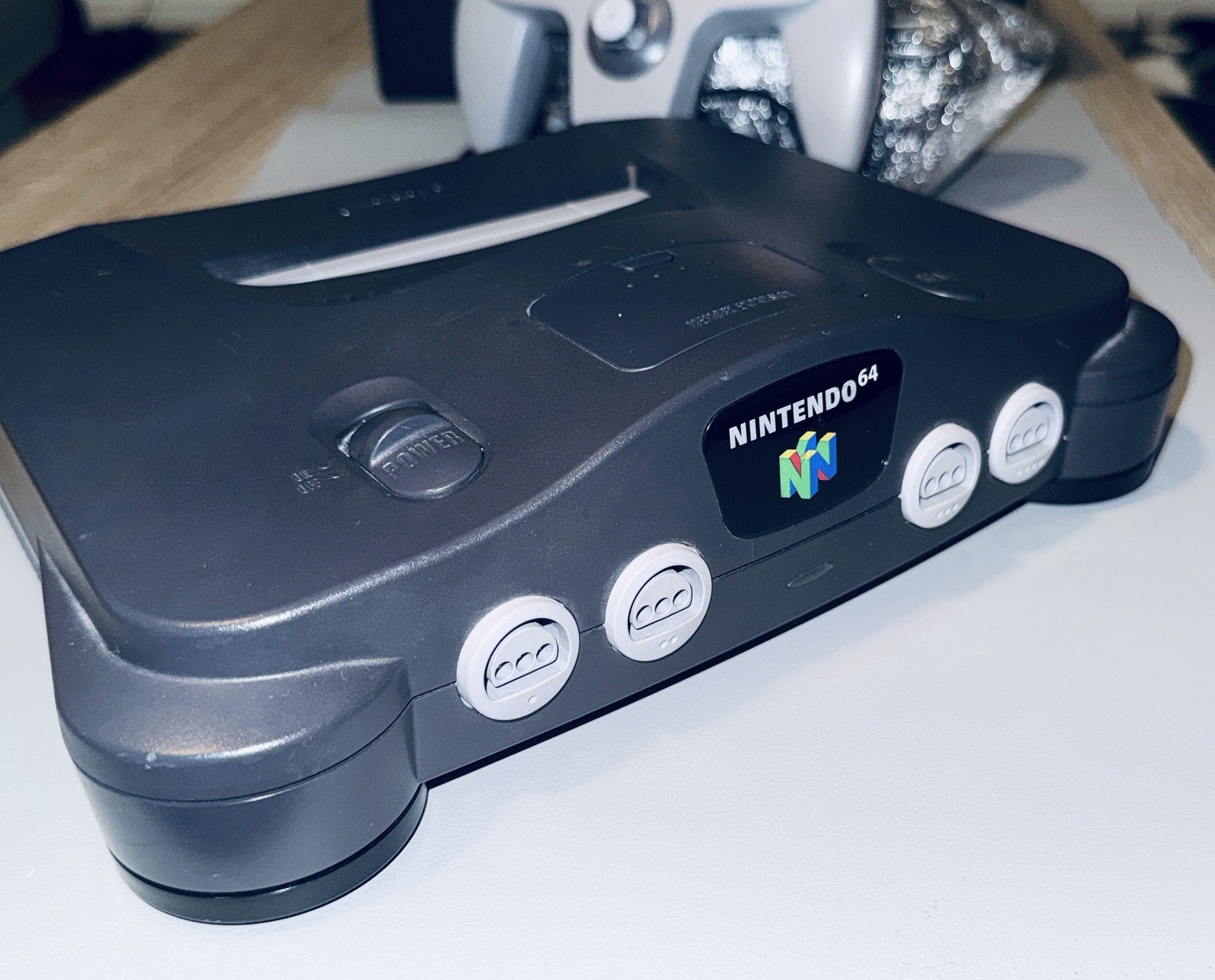 Nintendo 64 System 32MB Home Console Charcoal Gray 1 Ccontroller All Original