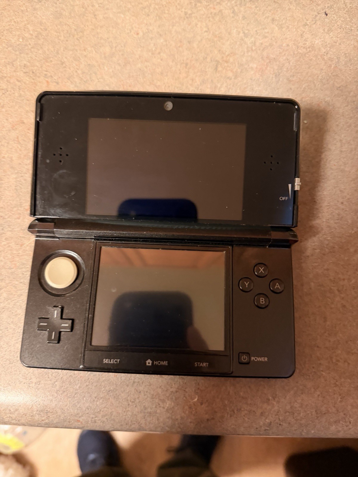 Nintendo 3DS Black Handheld System 3D Audio Technology CTR-001 Headphone Jack