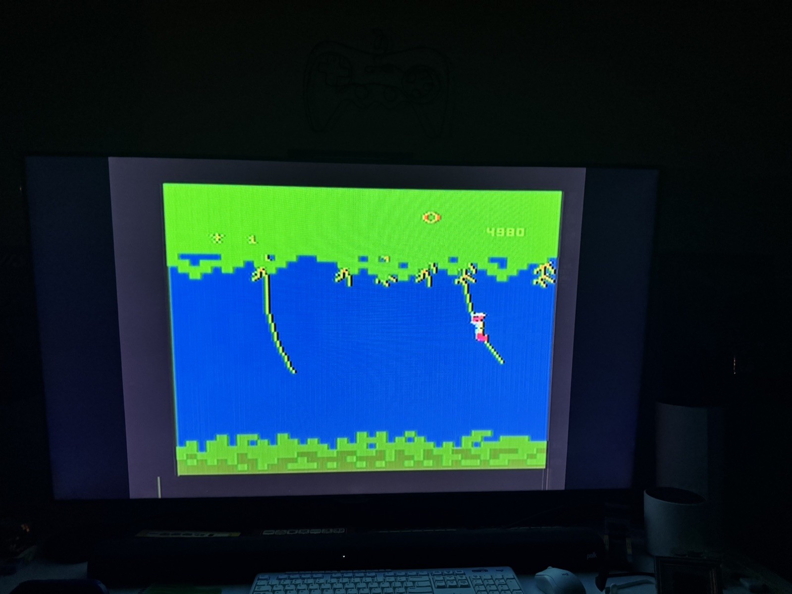 Atari 2600 Jr Rainbow Console w/ Upgraded 3.5mm Discreet A/V Composite Mod