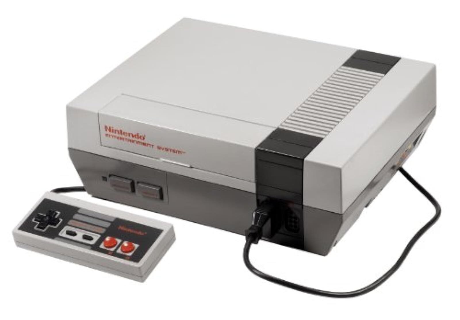 Nintendo Entertainment 1985 System Game Console NES Two Controllers Very Good 4Z