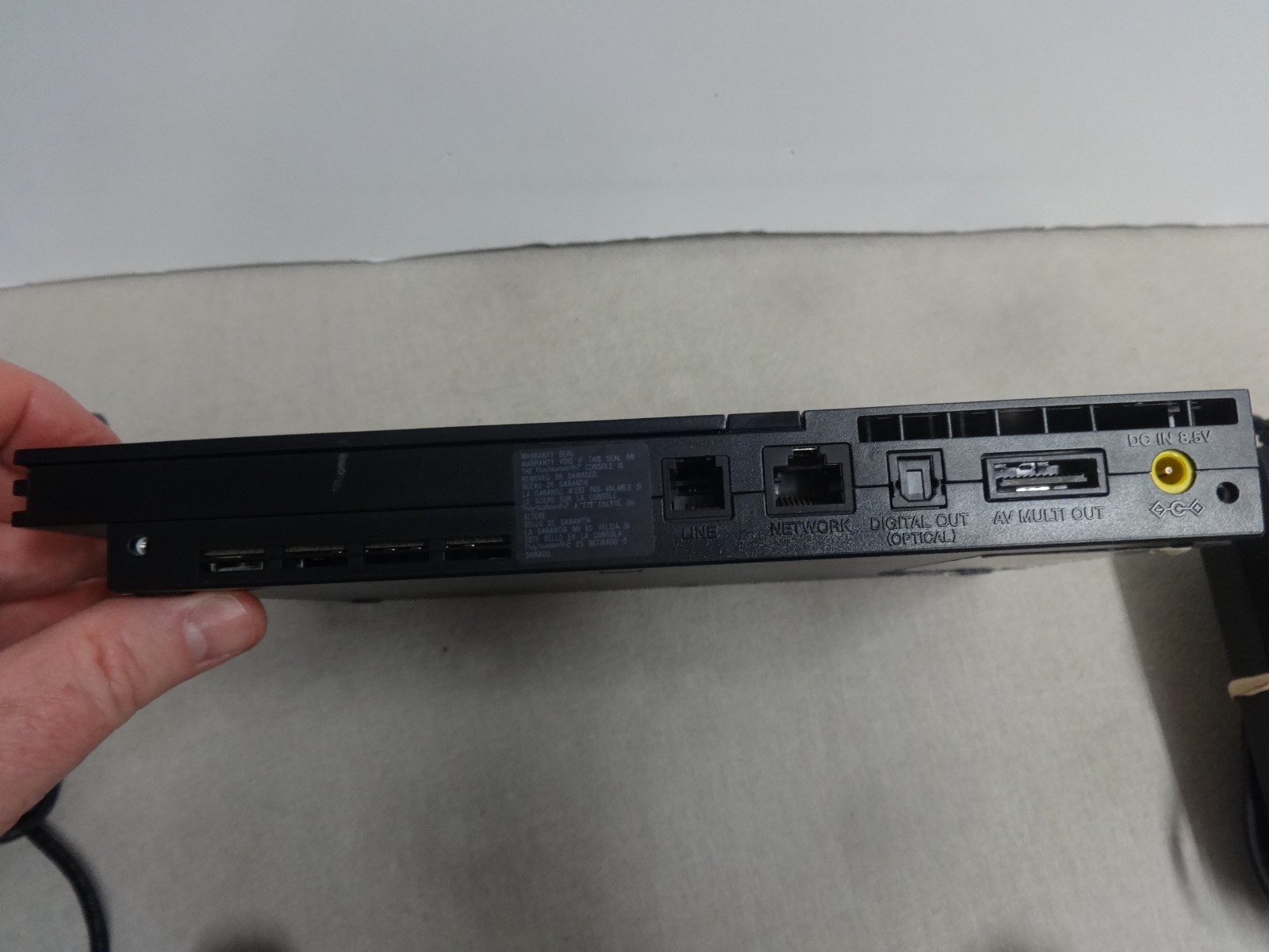 OEM Sony PS2 SLIM Video Game System Console Bundle Set Playstation-2 SCPH-70012