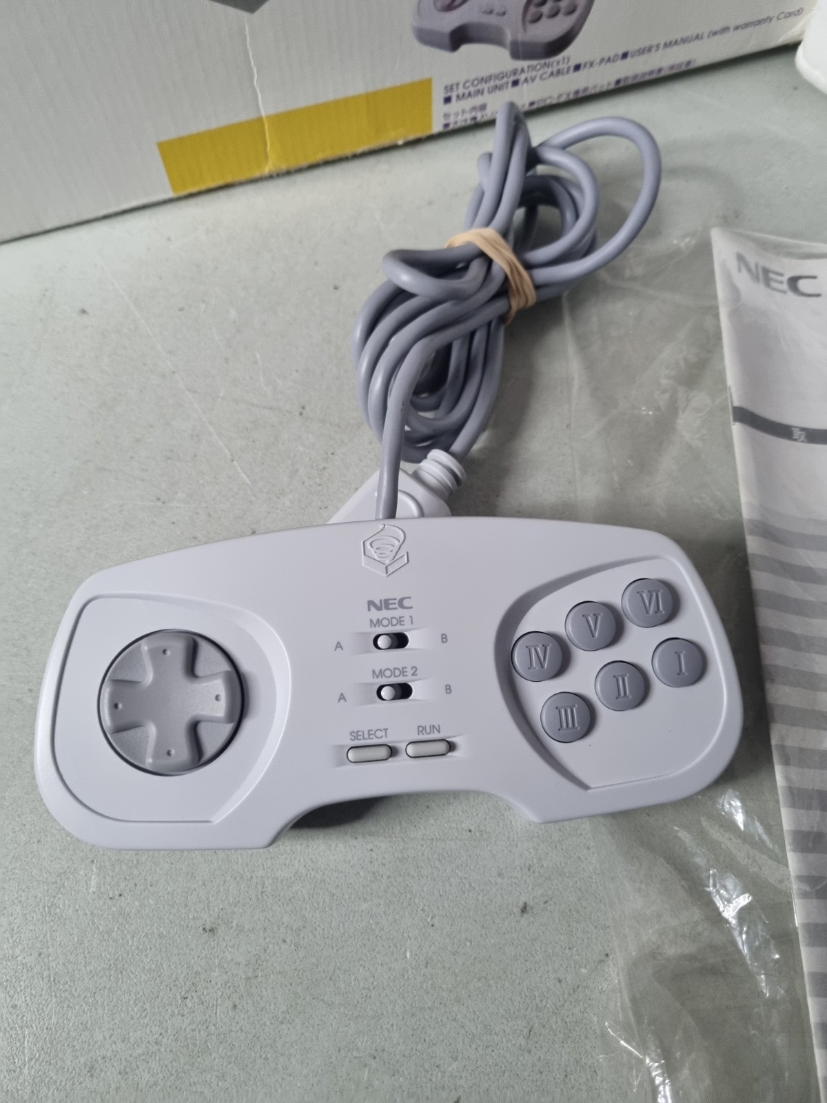 NEC PC-FX Used Console, Original Box, Controller TESTED AND WORKING US SELLER