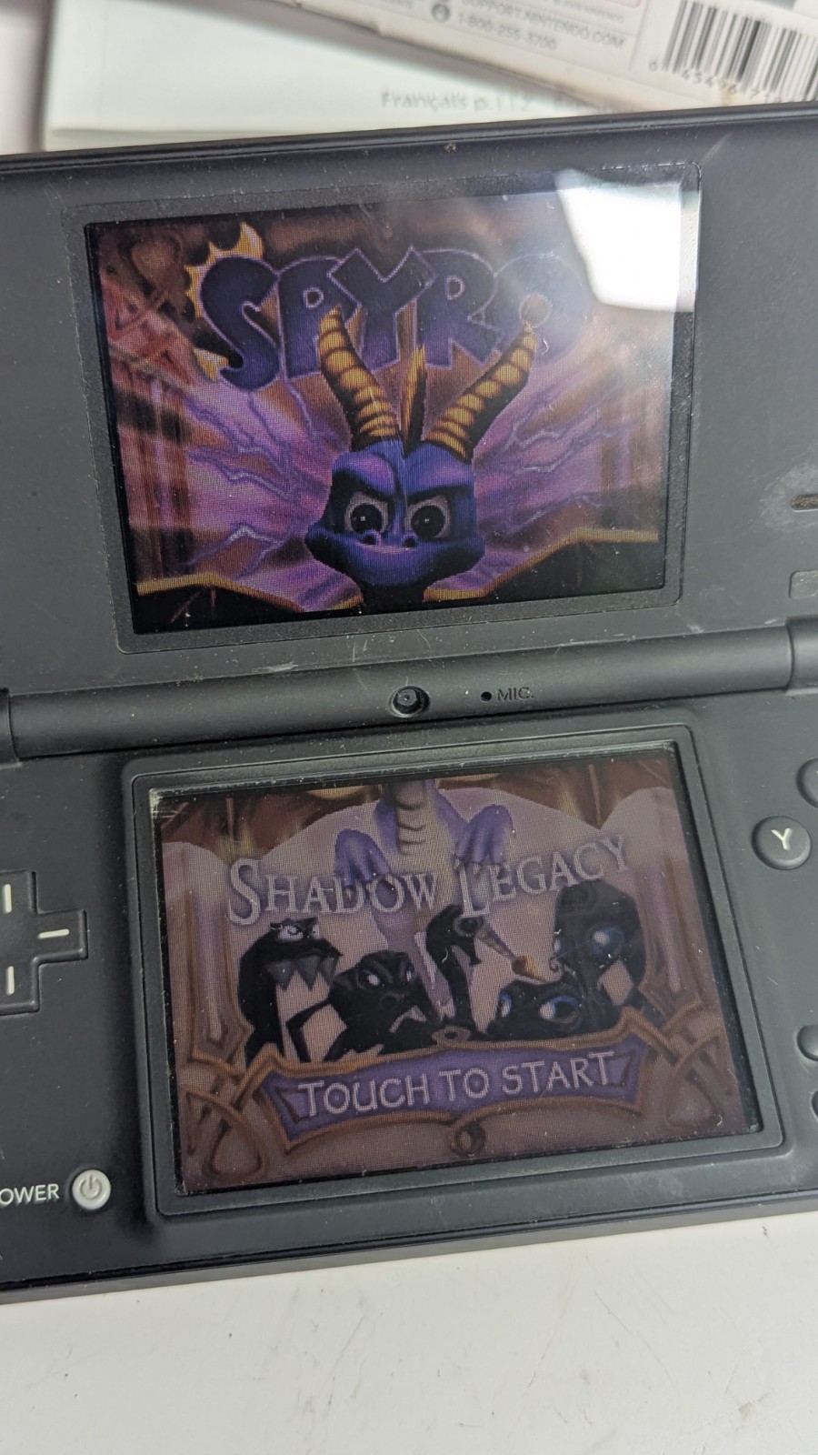 Nintendo DSi Black Handheld Console Bundle – Tested With Charger Stylus + Games