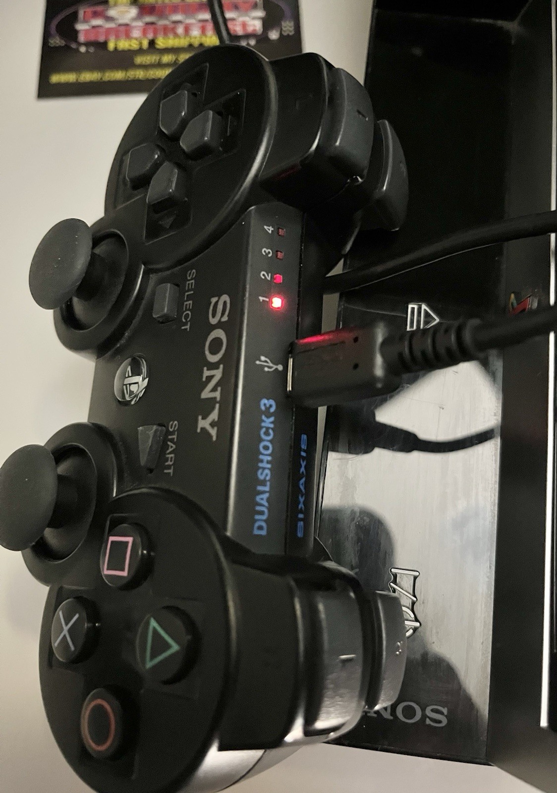 Sony Playstation 3 PS3 CECHK01 80GB Fat Console w/ Controller HDMI Tested Nice!