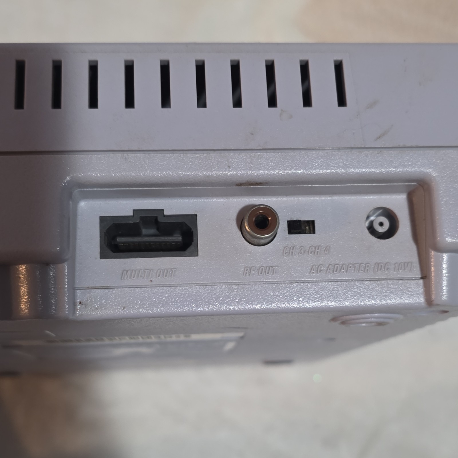 Nintendo Super Nintendo Entertainment System SNS-001 Console Gray/Purple