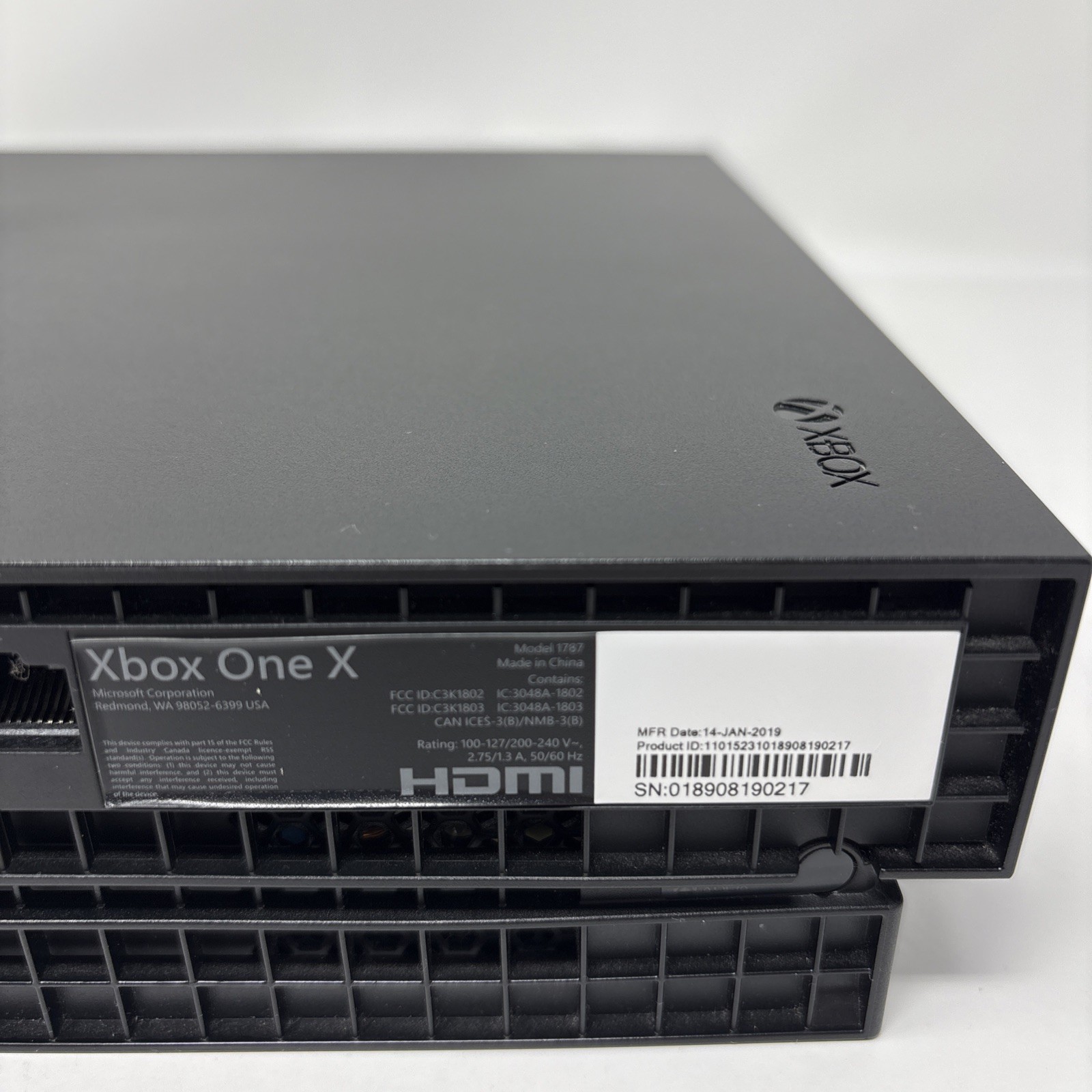 Microsoft Xbox One X 1TB Console Gaming System Only Black – Tested
