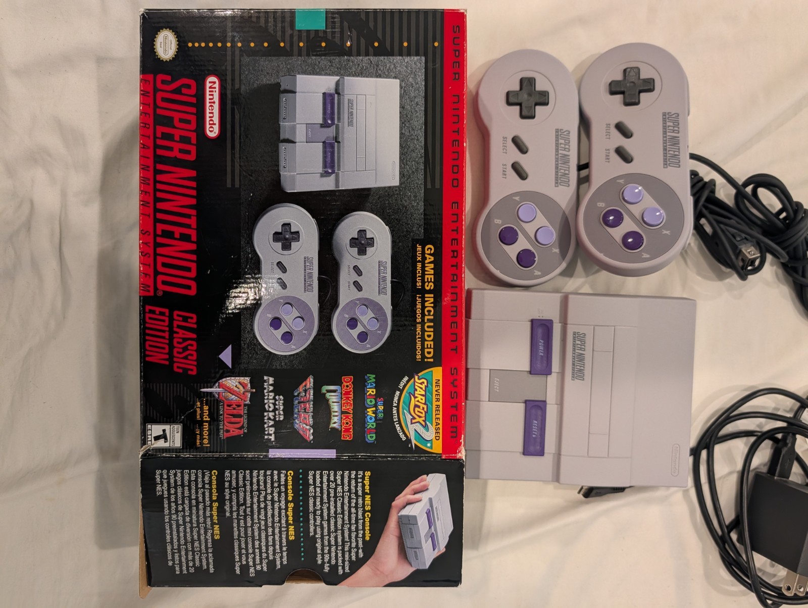 Nintendo SNES Classic Console – 20+ Classic games Pre-installed