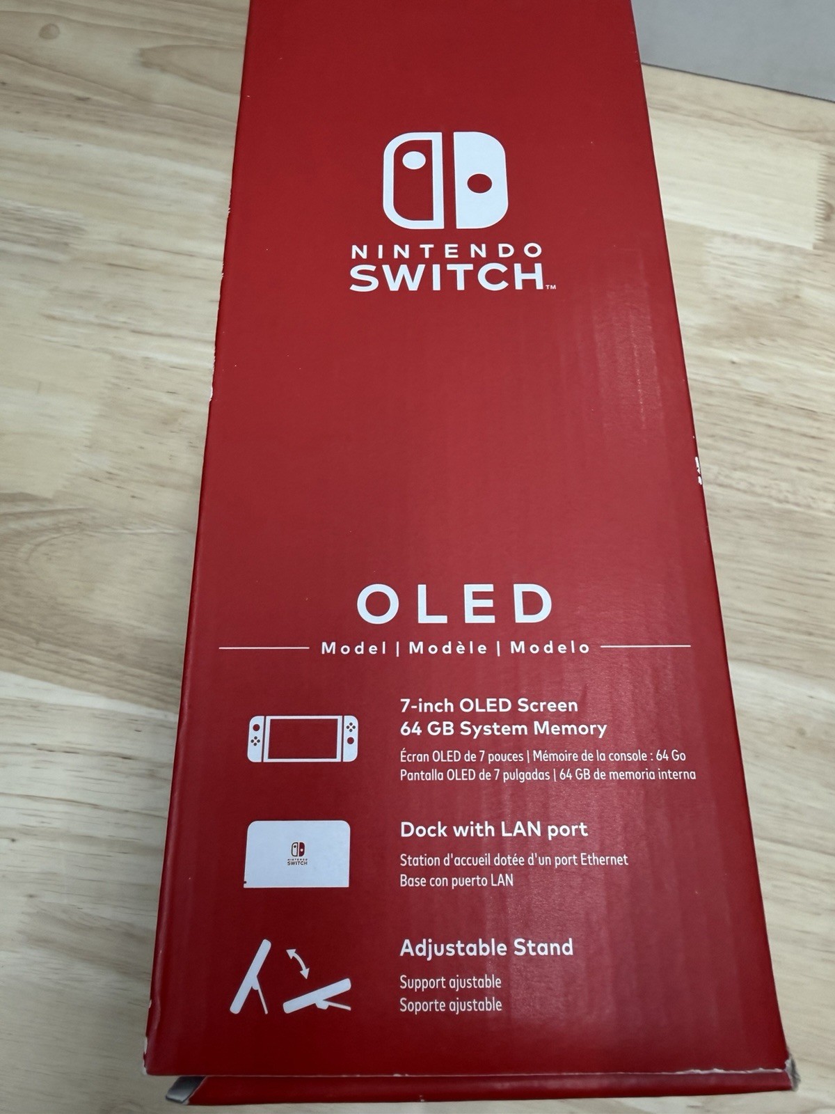 Nintendo Switch OLED Model 64GB HEG-001 Console + 3 Games ~ Great Condition