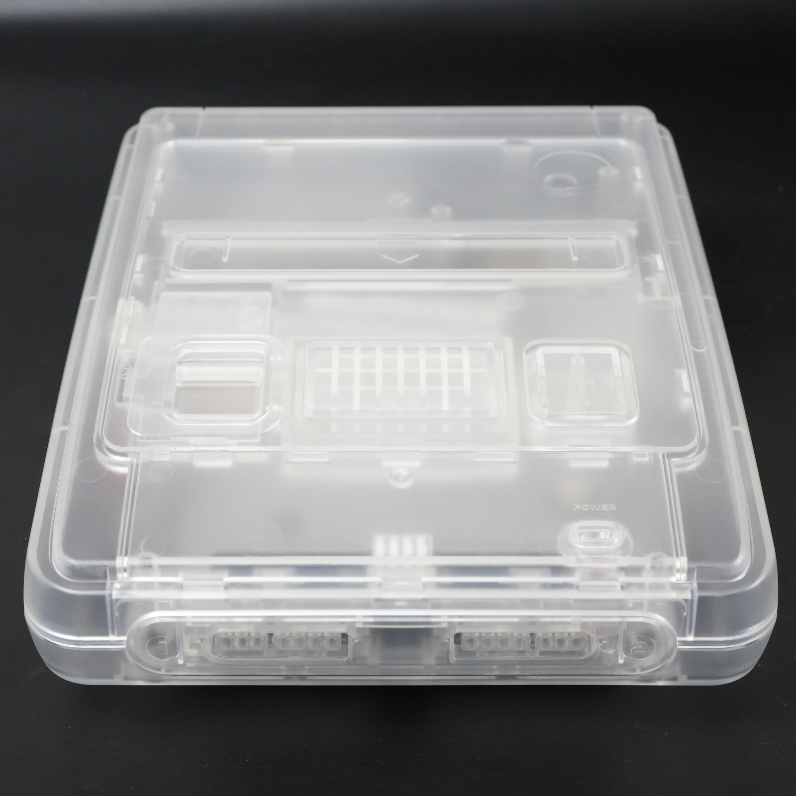 Nintendo Super Famicom Console SHVC-001 SFC SNES Translucent White Shell USB MOD
