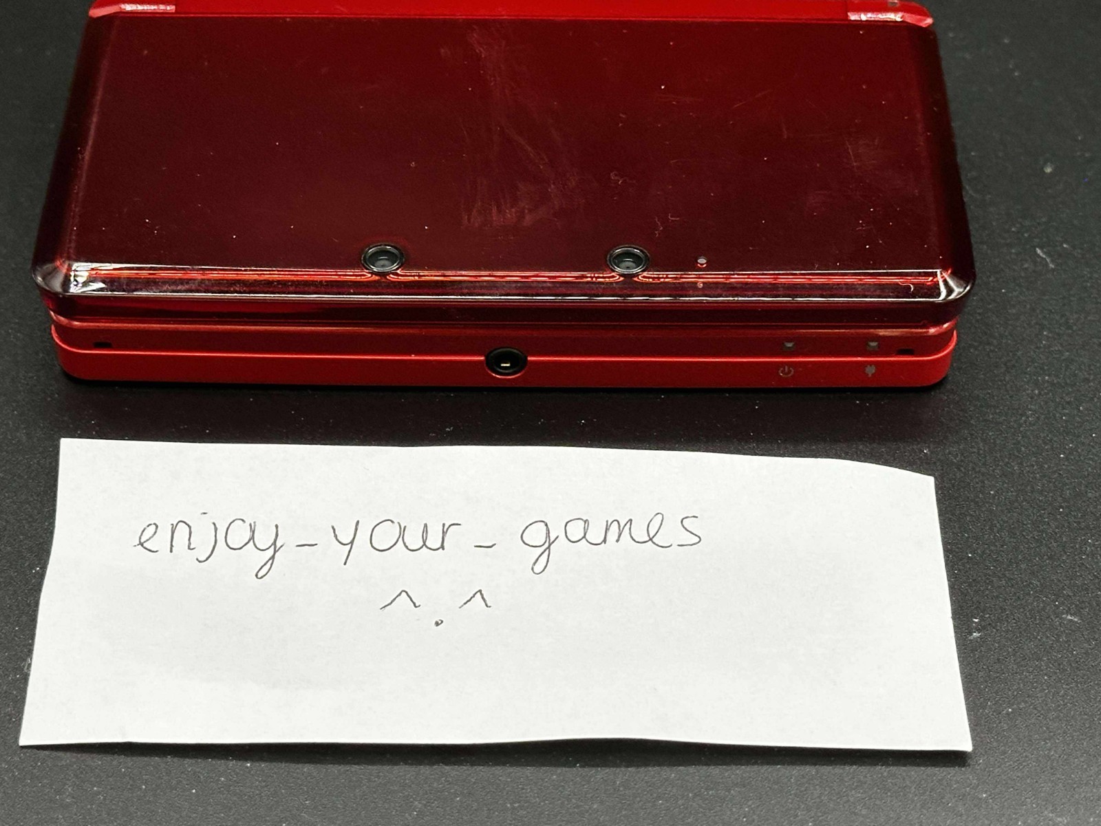 Nintendo 3DS Red Model | English | Charger | US Seller – SHIP IN 1-DAY