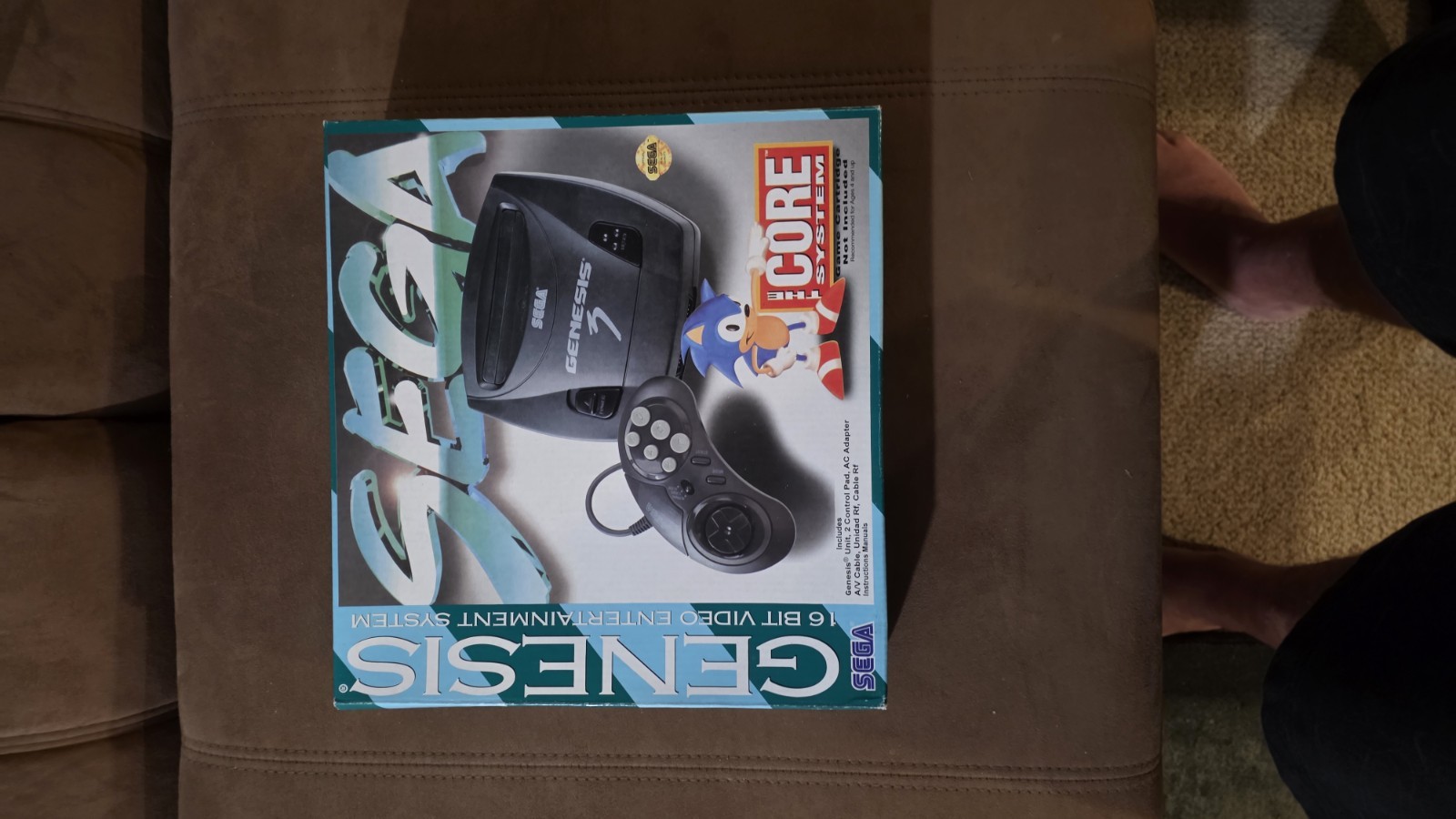 SEGA GENESIS MODEL 3 CONSOLE Open Box With Extra Controller