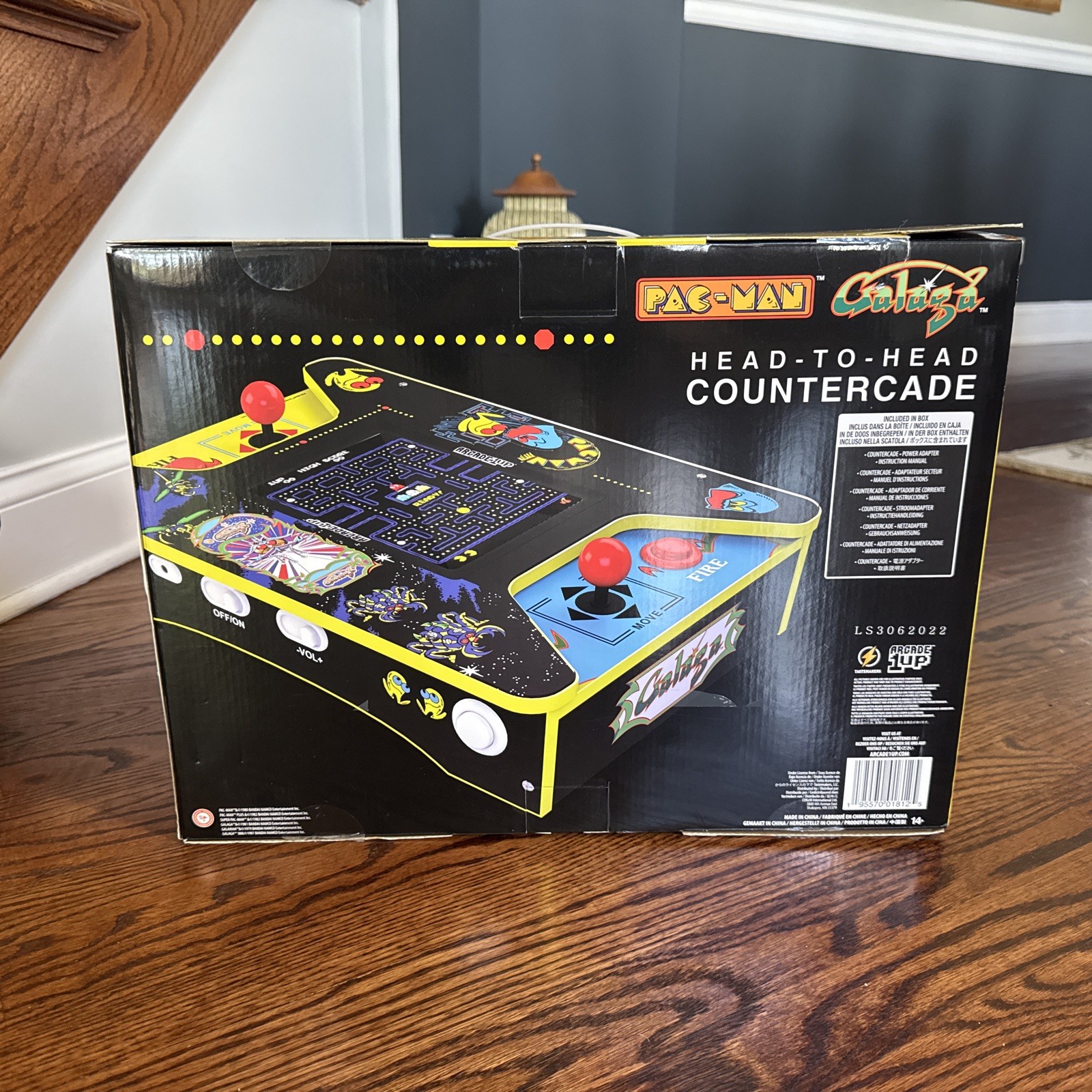 Arcade 1Up Pac-Man vs Galaga Head-to-Head Countercade 1-2-Player 6-in-1