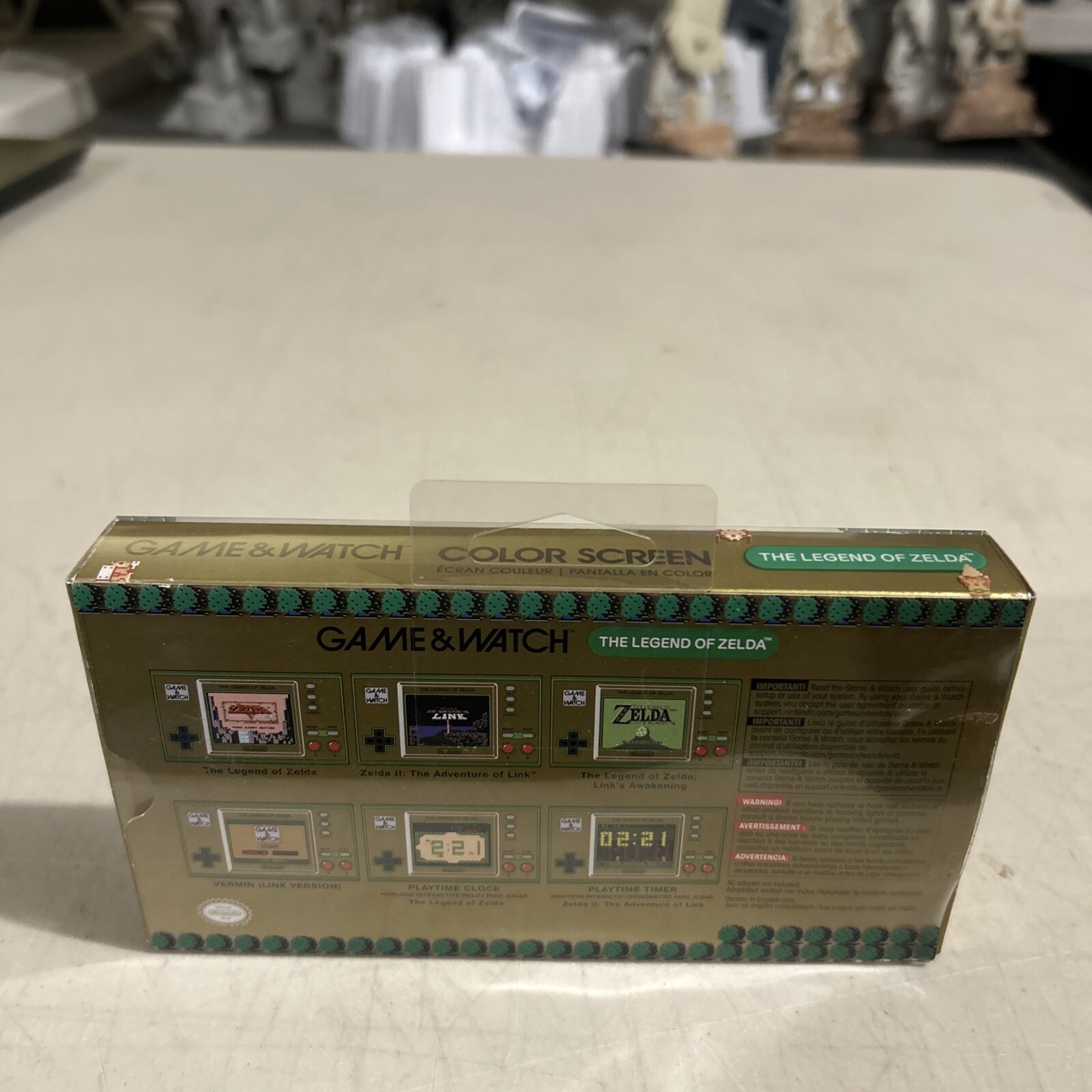 Nintendo Game & Watch ⚔️ The Legend of Zelda Handheld Console Tested Boxed