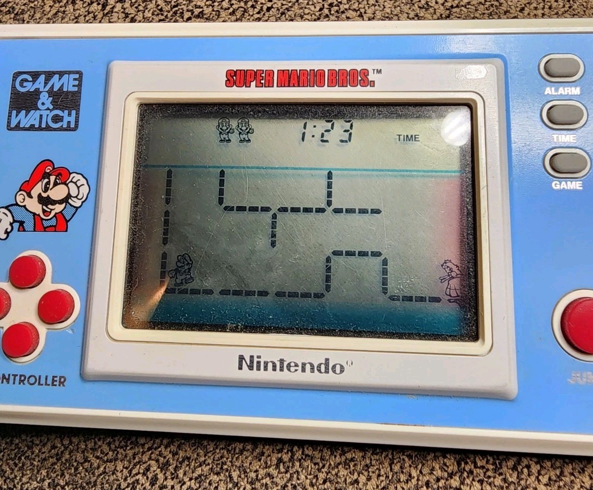 Nintendo Game And Watch – Super Mario Bros 1988 Tested And Works Great! OG Owner