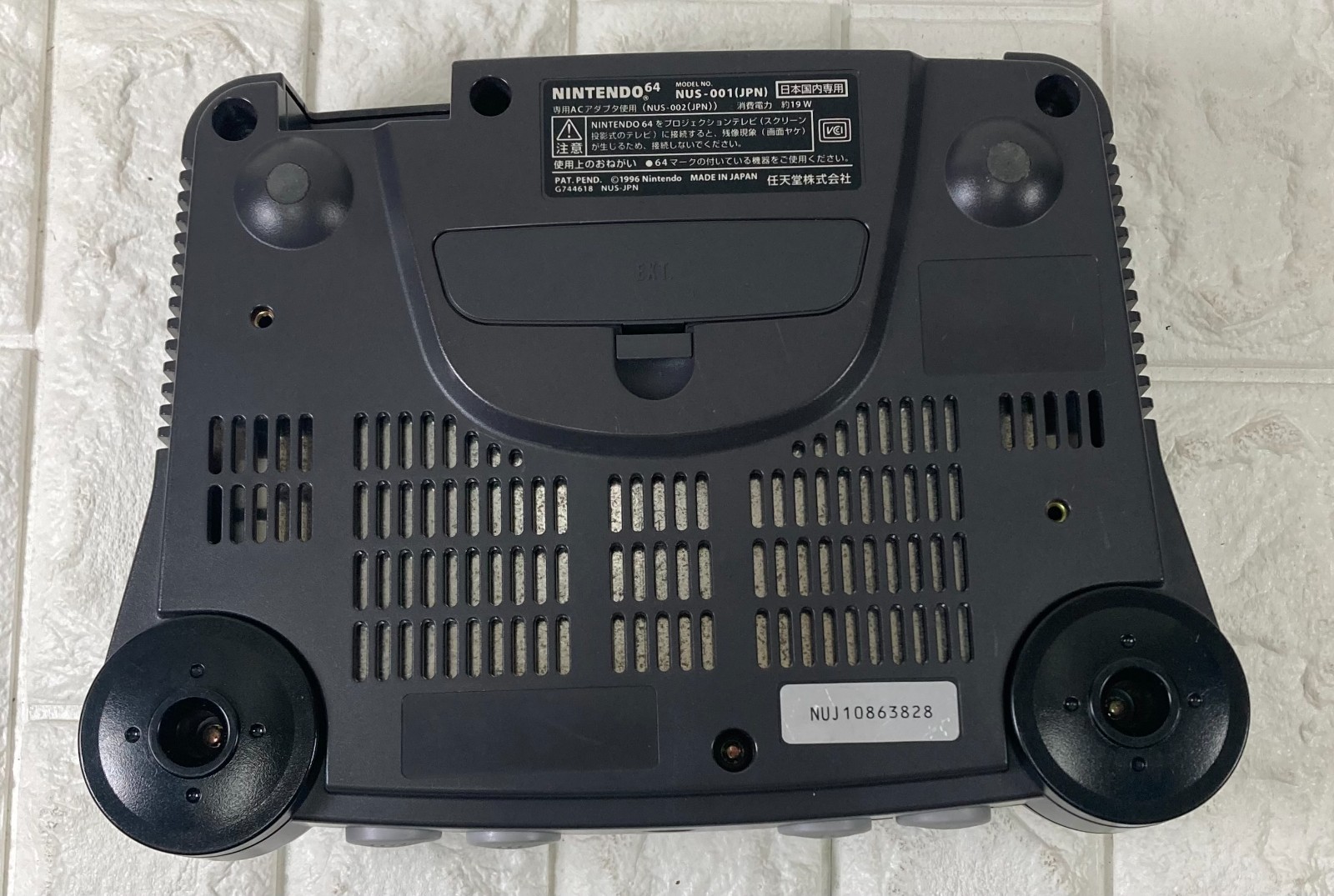 Nintendo 64 N64 Console Black 2 Controllers Expansion Pack 10 Games USA/JPN #016