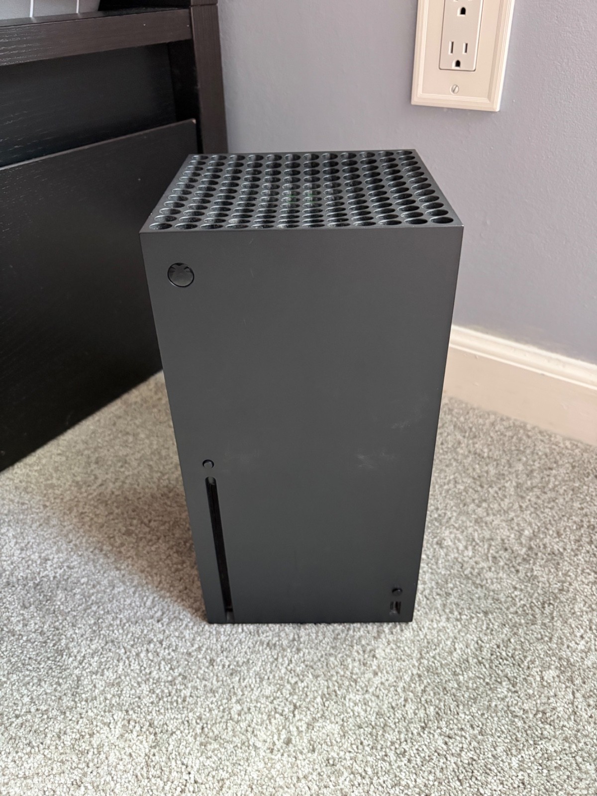 MICROSOFT XBOX SERIES X 1TB BLACK CONSOLE GOOD CONDITION HDMI CABLE POWER CABLE