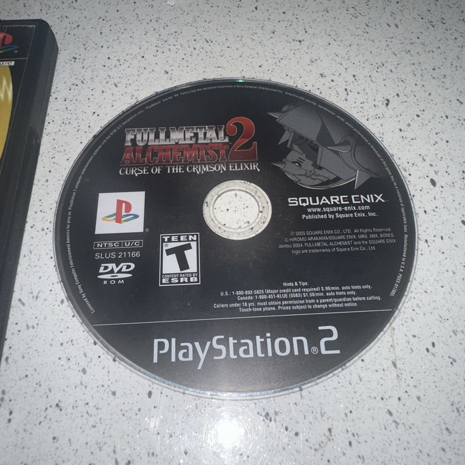 Fullmetal Alchemist 2: Curse of the Crimson Elixir (PS2) MISSING MANUAL Bonus