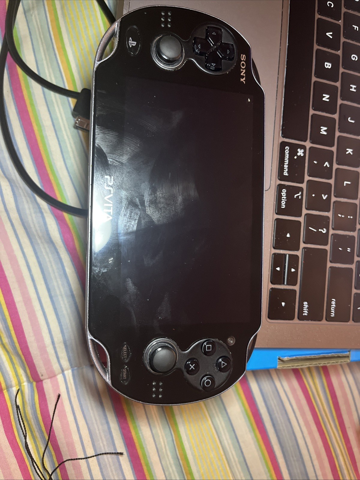 Sony PlayStation Vita Black Handheld Console Wi-Fi Headphone Jack