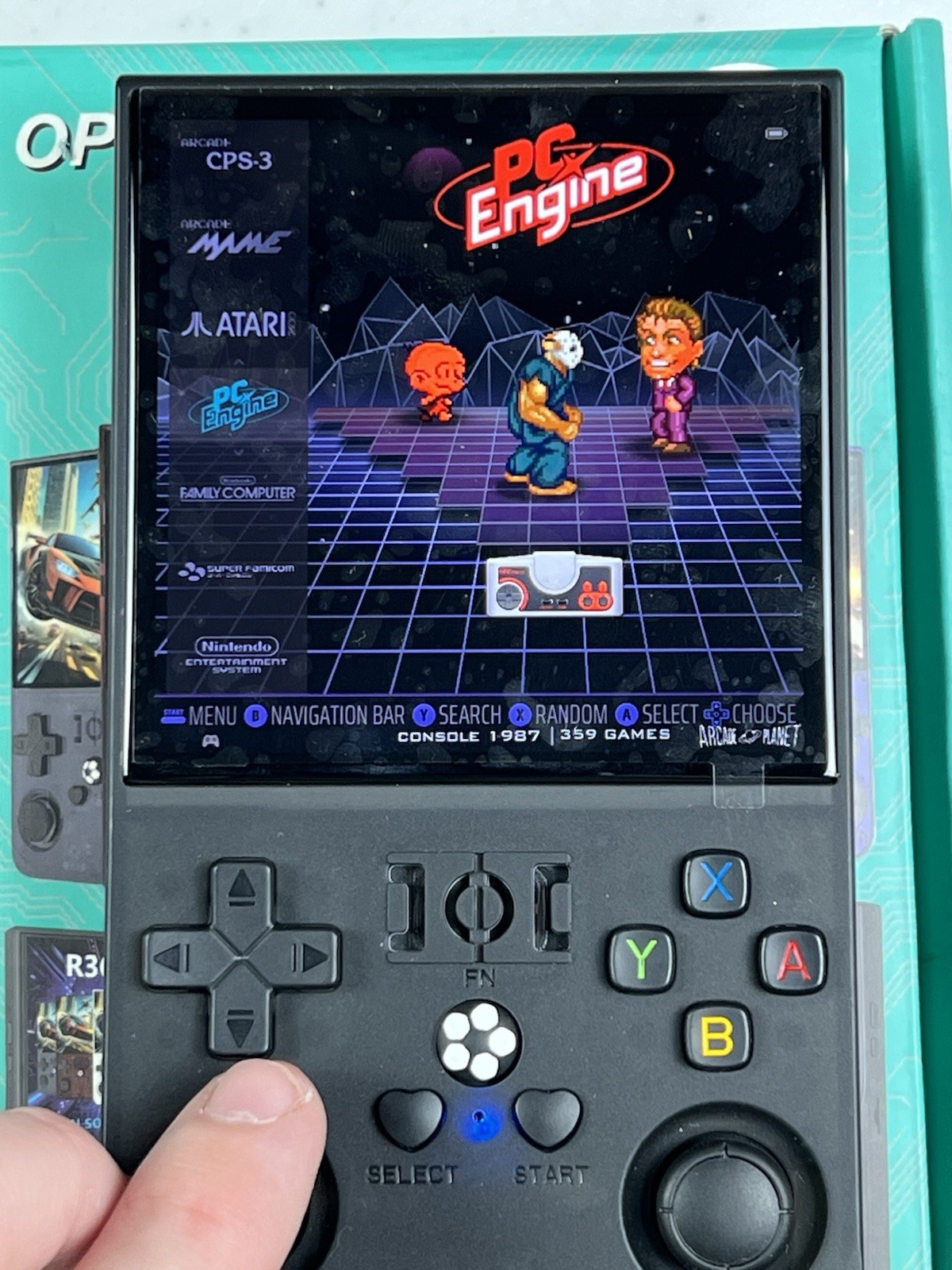 R36Max Open Source Handheld Game Console Retro Emulator 4.0 Inch IPS Screen HD