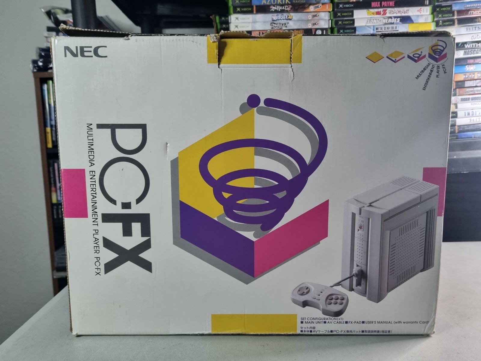 NEC PC-FX Used Console, Original Box, Controller TESTED AND WORKING US SELLER