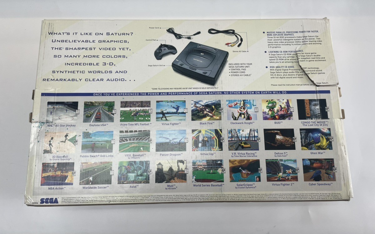 SEGA SATURN MK-80000 COMPLETE (CP3017969)