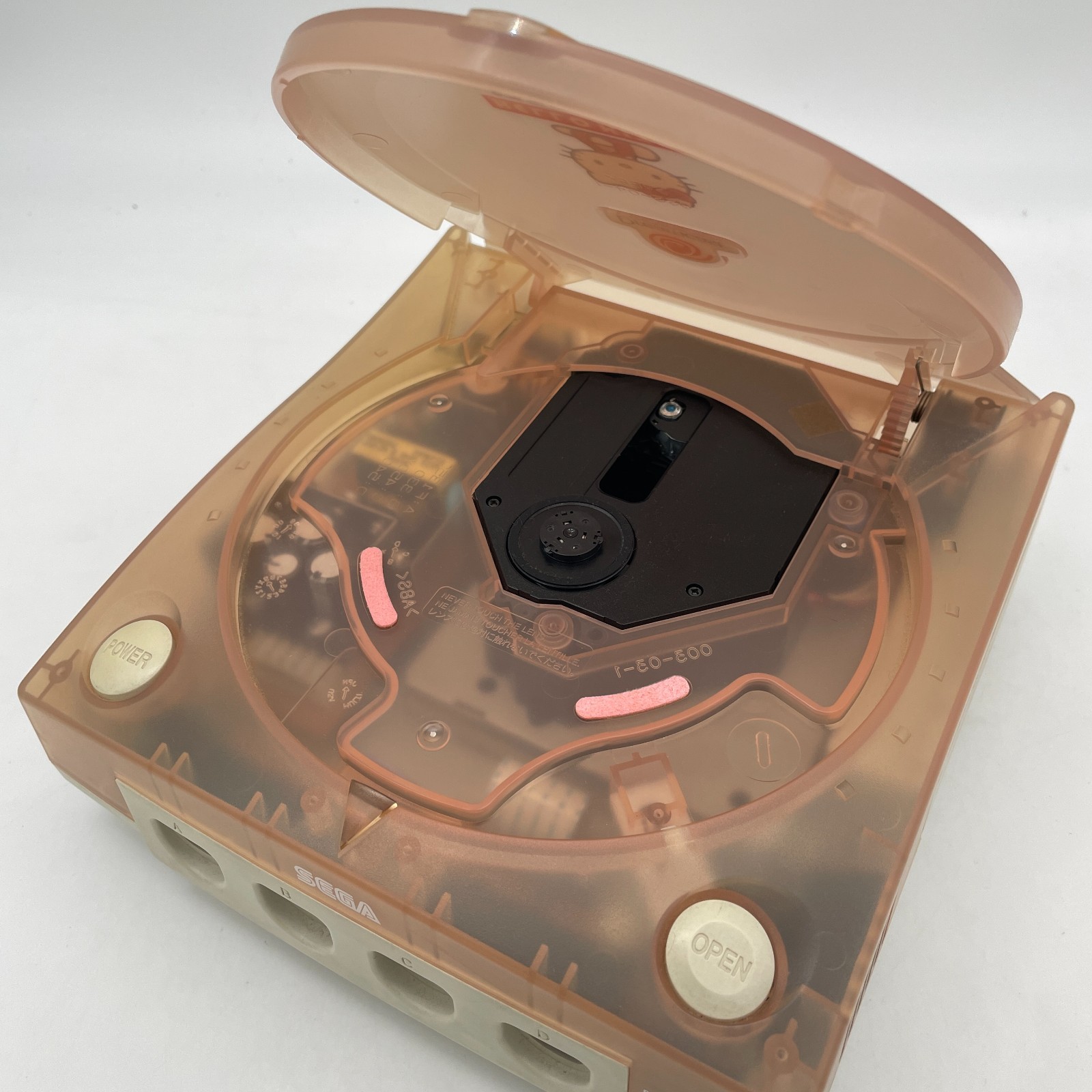 SEGA Dreamcast HELLO KITTY PINK HKT-3000 Console Set Tested w/ BOX