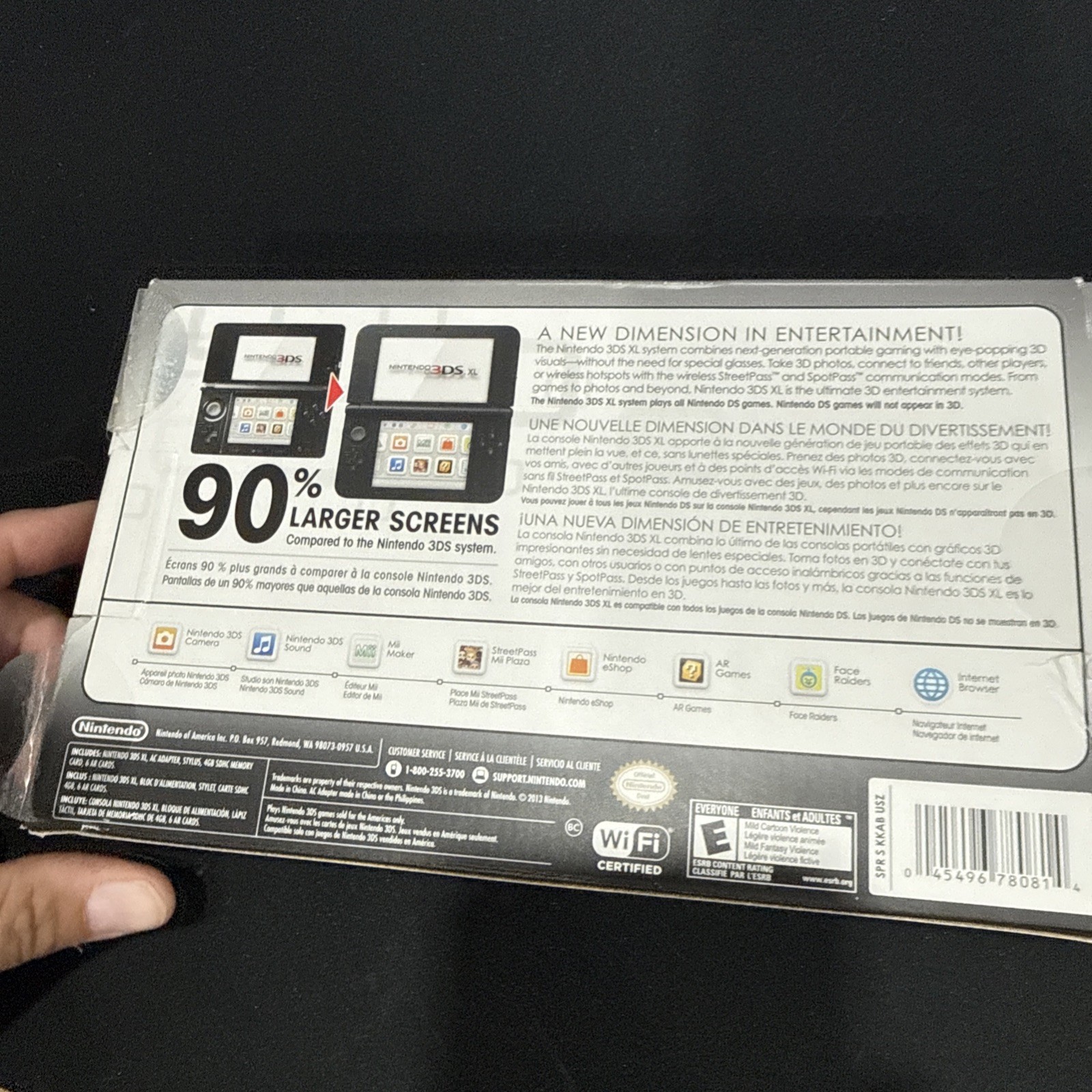 Nintendo 3DS XL – CIB Black, Authentic, Tested, Great Condition!