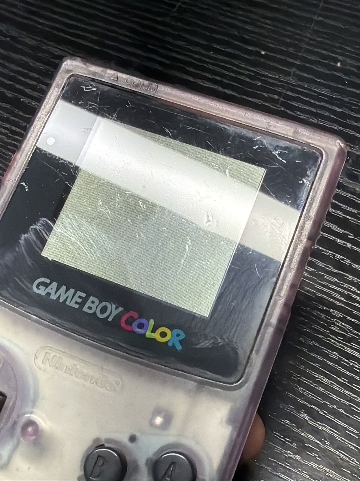 Nintendo Game Boy Color Atomic Purple Handheld System CGB-001 Retro Console