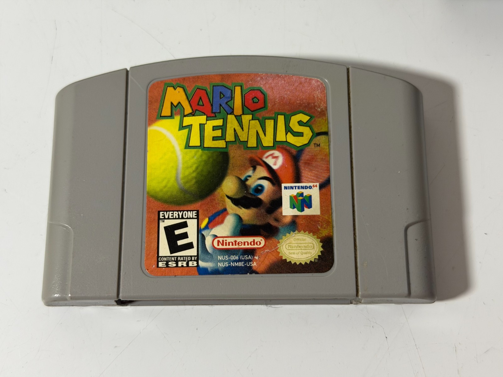 Nintendo 64 N64 Console System Bundle W/ Controller, Cables, Mario Tennis-WORKS!