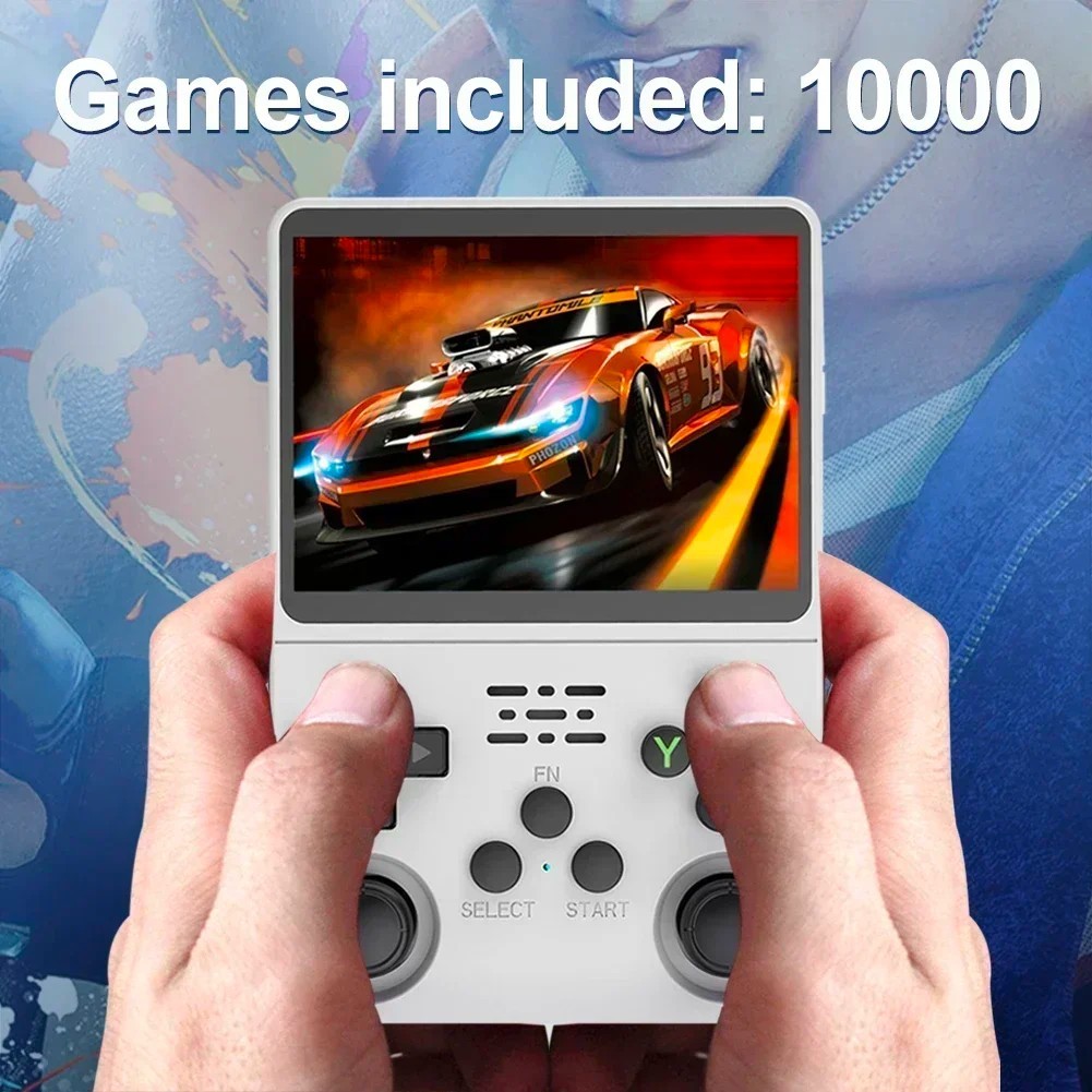 **R36S Retro Handheld Game Console 128GB Linux 3.5″ IPS Portable Video Game Play