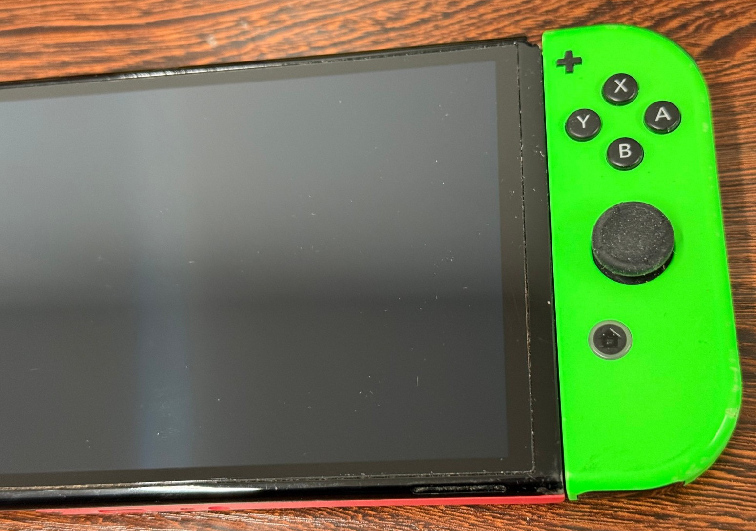 Nintendo Switch OLED – Red Model – Fair Used Cond – Chipped Plastic – Works READ