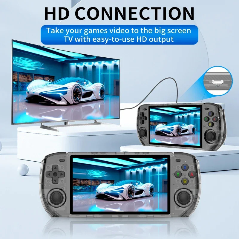 RGB10 MAX3 Retro Handheld Console 5″ 1280×720 HD 4000mAh WiFi