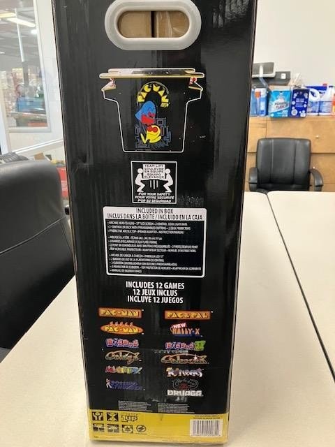 Brand New Arcade1Up Ms. Pac-Man Head-to-Head Arcade Table 12-in-1 17″ LCD A1U