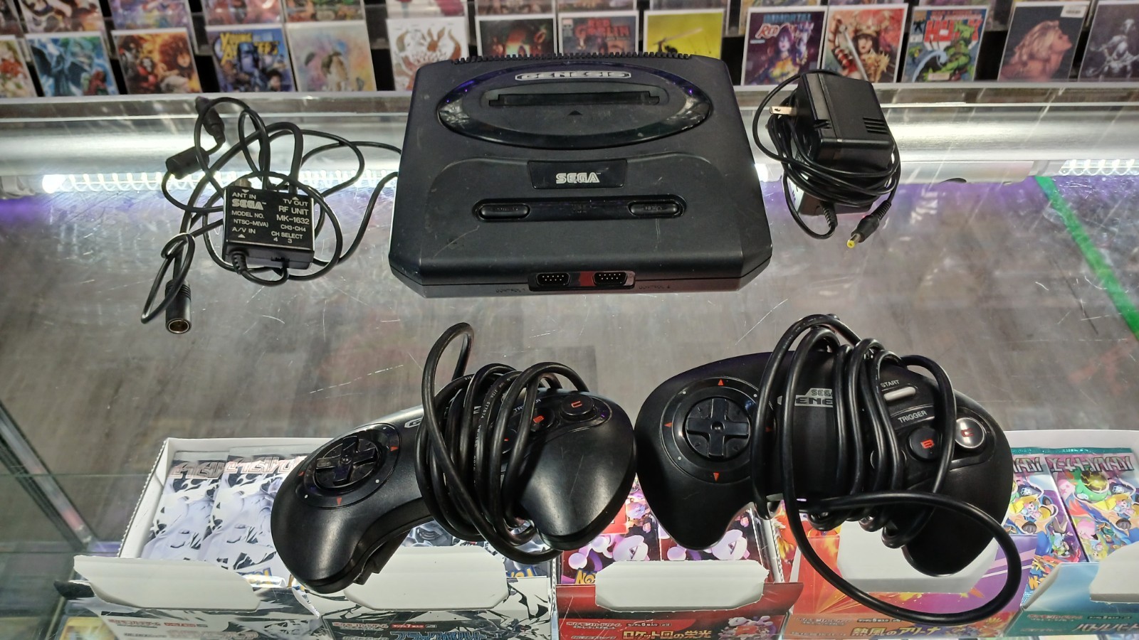 Sega Genesis Model 2 MK-1631 Console System Bundle 2 Controllers w/ AV & Power