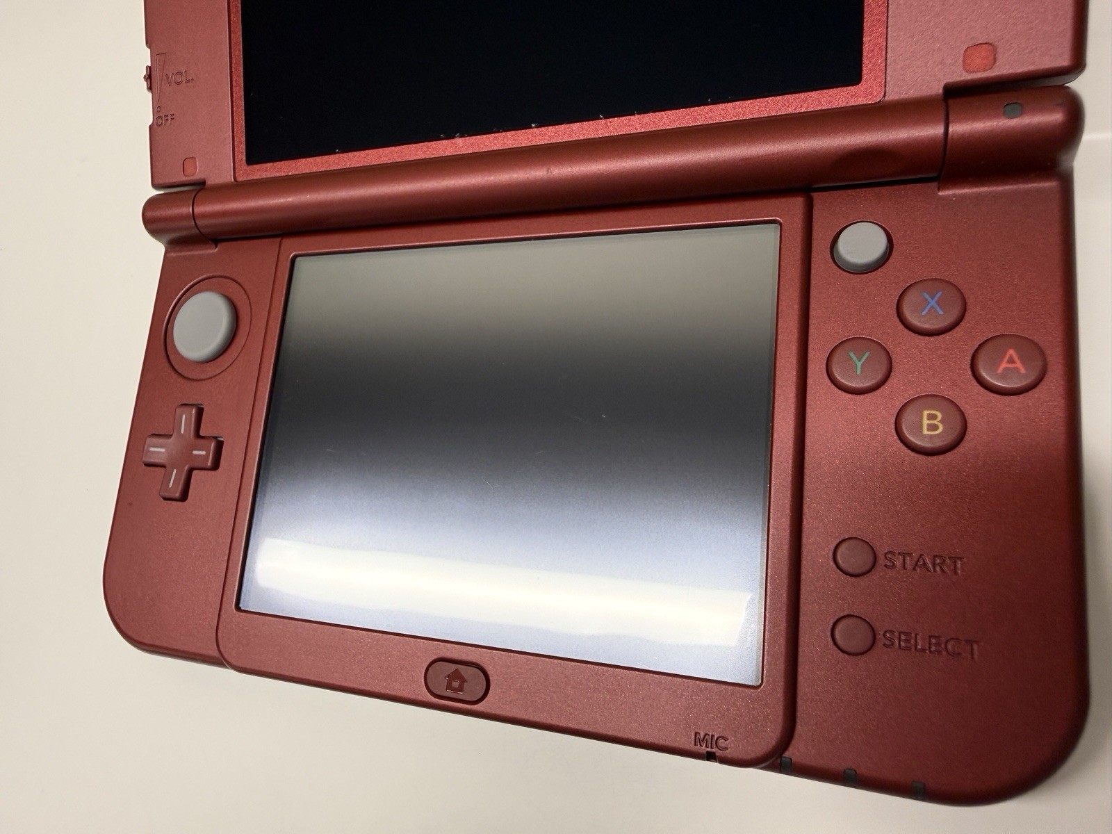 NICE! New Nintendo 3DS XL Red Console US Model – TOP IPS Tested W Charger Stylus