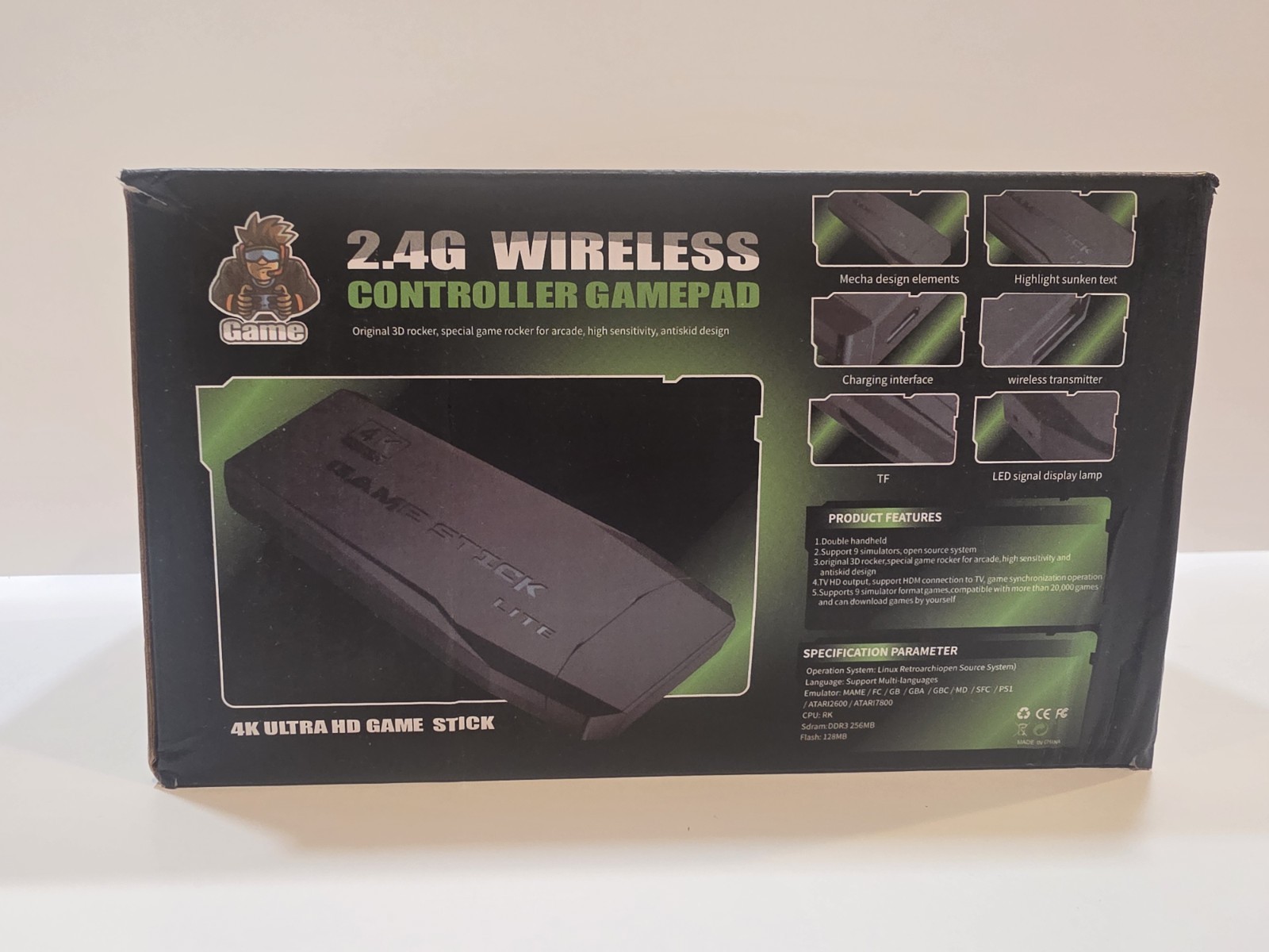 Wireless Retro Game Console, Retro Game Stick with Built-in 9 Emulators, 64GB…