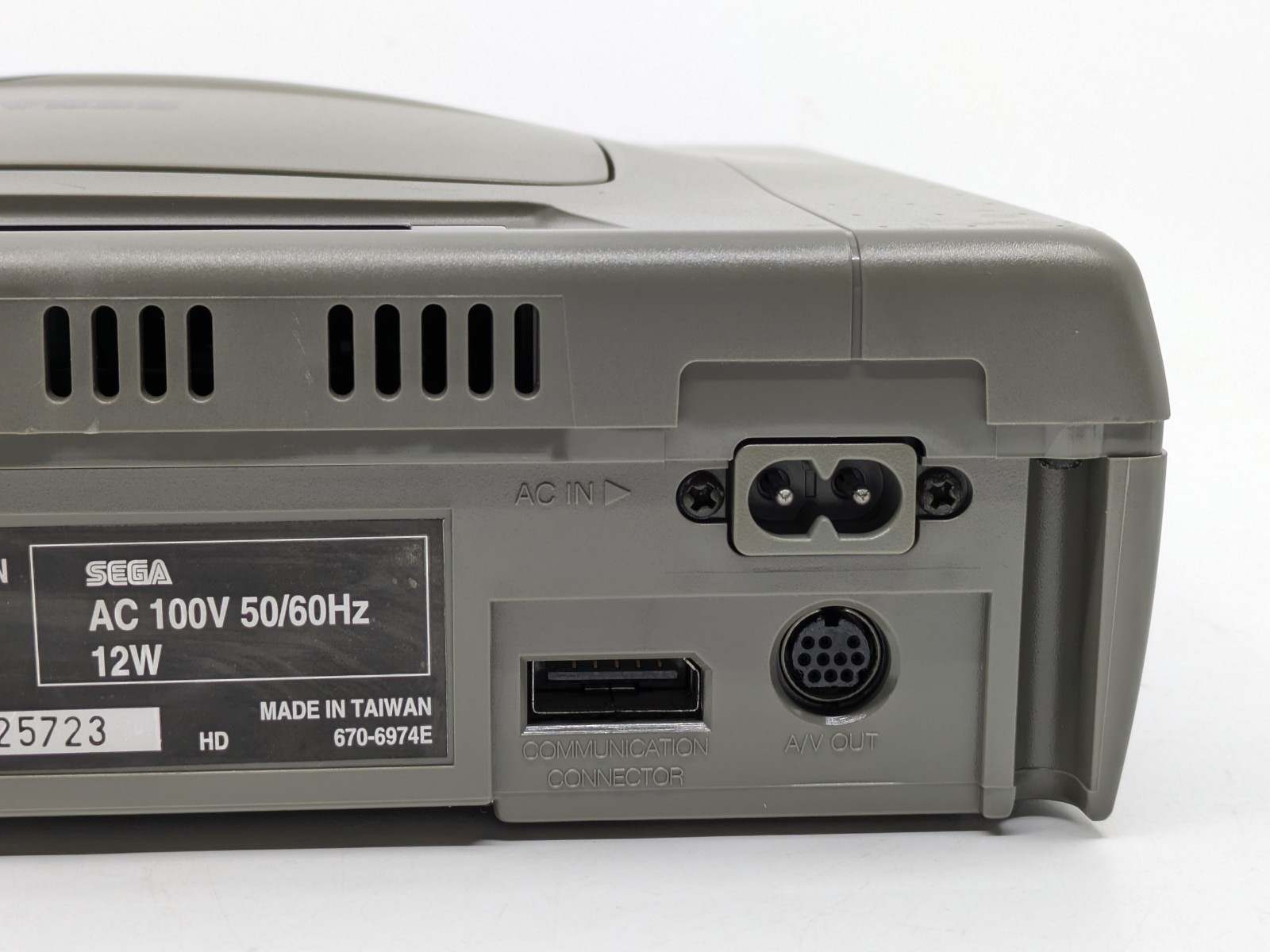 SEGA Saturn HST-3210 Gray Console Complete Set Tested Japan NTSC-J