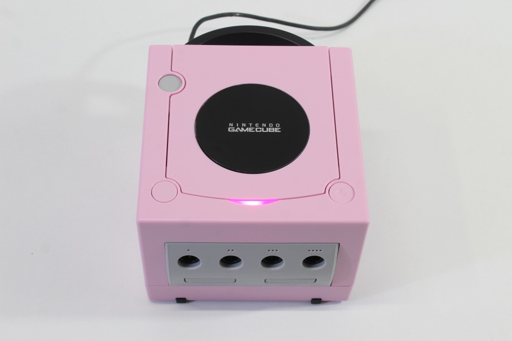 Nintendo Gamecube Console Pastel Pink LED NTSC-U/C DOL-001 GC PLAY US GAMES