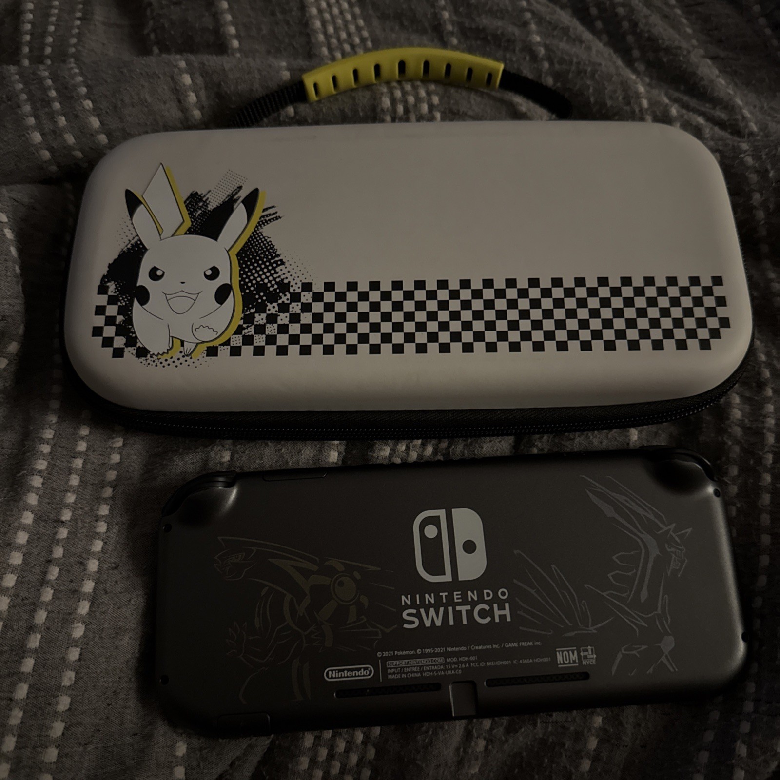 Nintendo Switch Lite Console – Pokemon Dialga & Palkia w case and charger