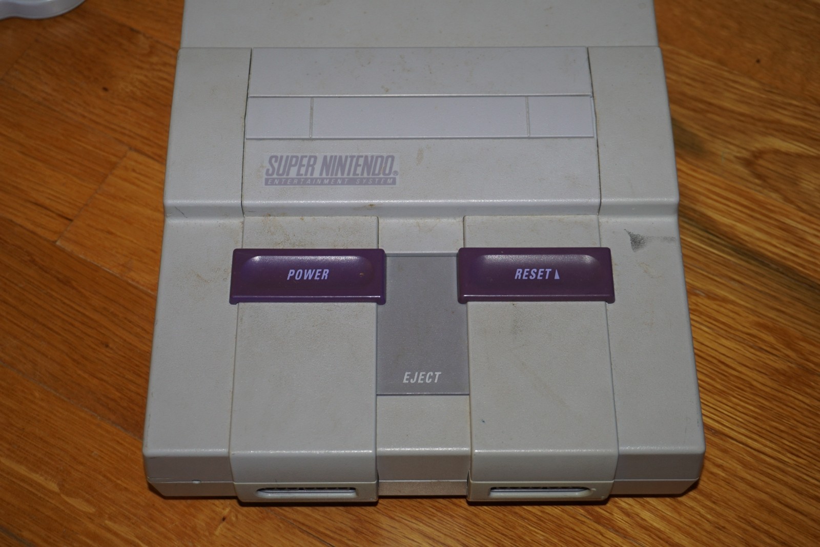 Super Nintendo Control Deck SNS-001 with two controllers-not tested