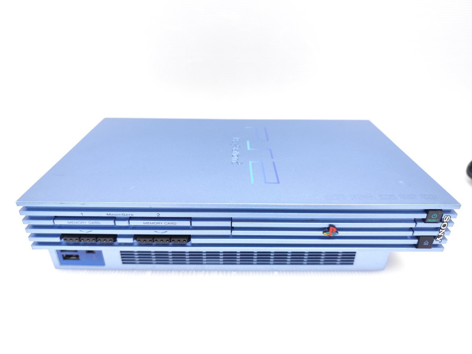 SONY PS2 Fat Game Console and Controller SCPH-39000 AQUA Region NTSC-J JAPAN
