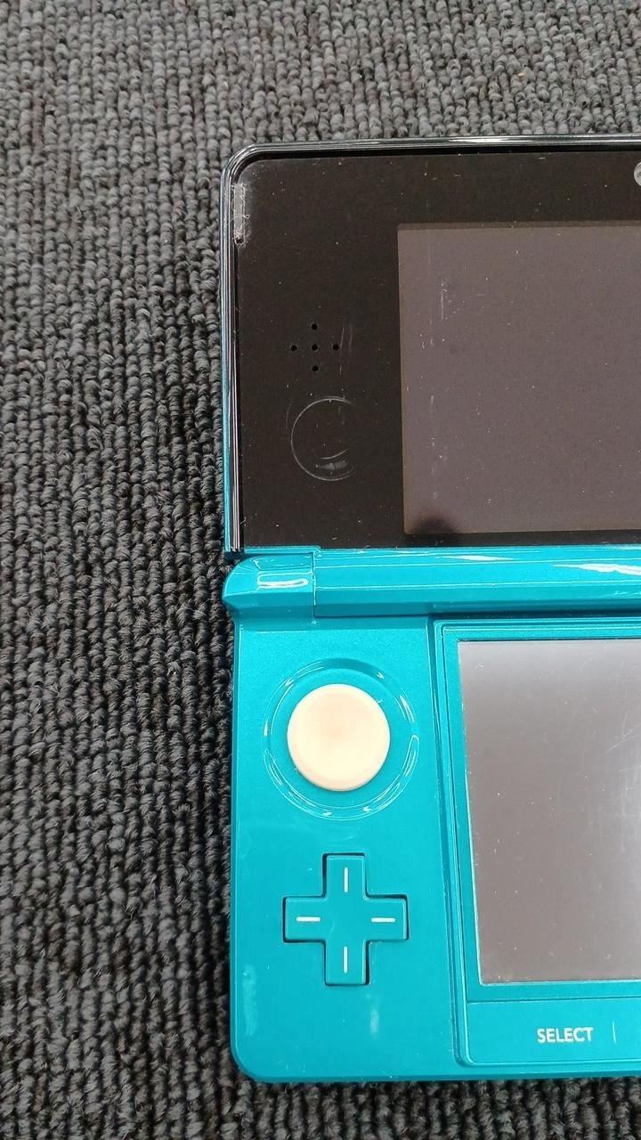 Nintendo 3DS CTR-001 Console Only Aqua Blue Handheld System A2459