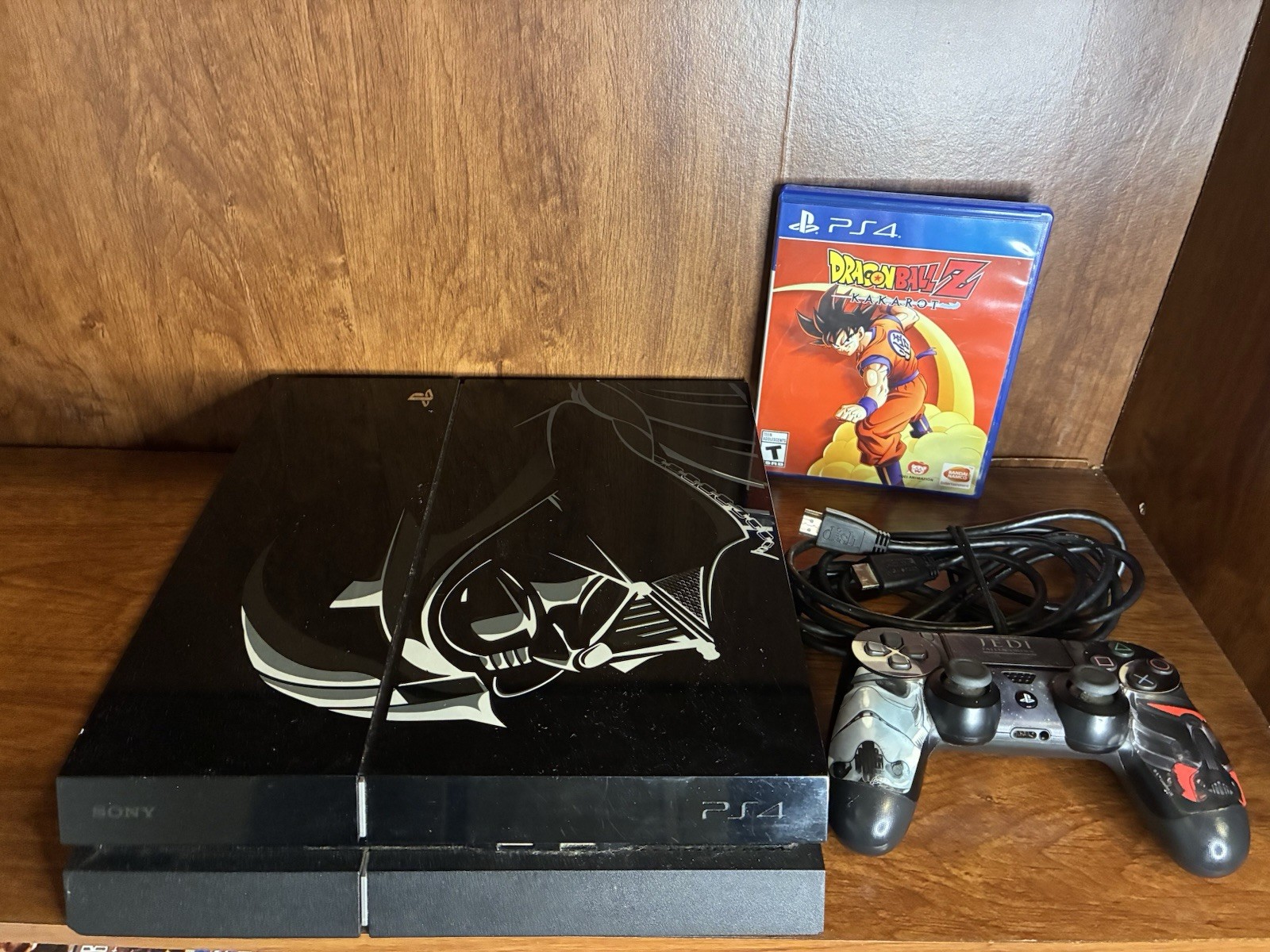 Sony PlayStation 4 Star Wars Darth Vader Console PS4 + Controller + Power + HDMI