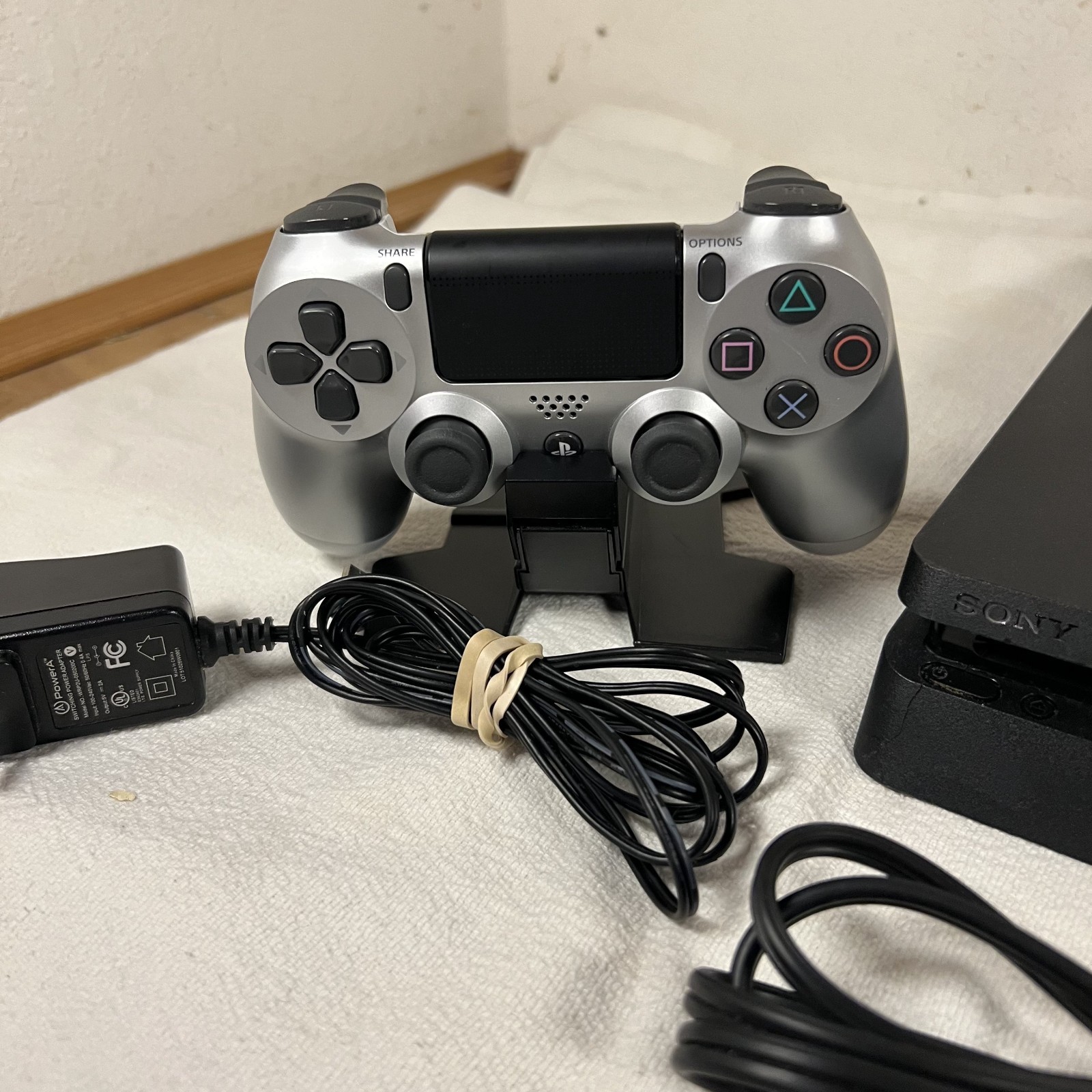 Sony PlayStation 4 Slim Gaming Console with Controller – Black