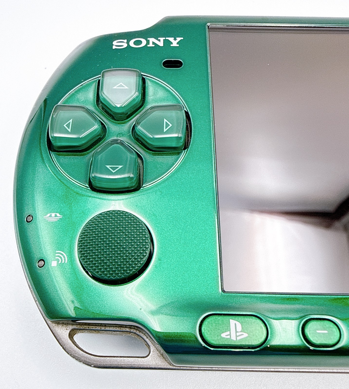 Sony PSP-3000 PSP 3000 Console Green Rare Color Region free – Excellent