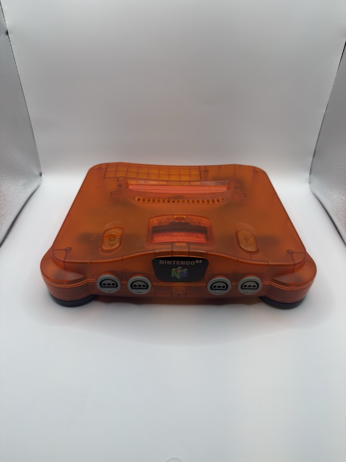 Nintendo 64 N64 Fire Orange Funtastic Console Only Tested Working