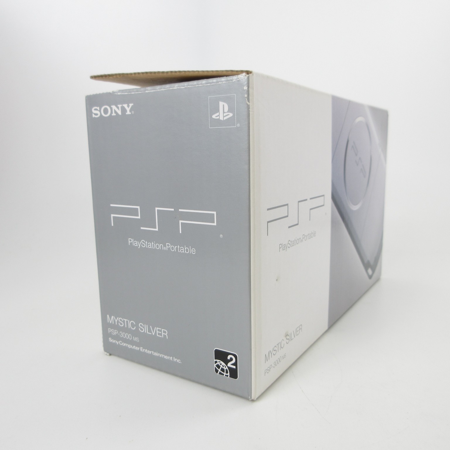 【Near Mint】Sony PSP-3000 Mystic Silver Console No Battery Japan Ver. #DEN2/08/06