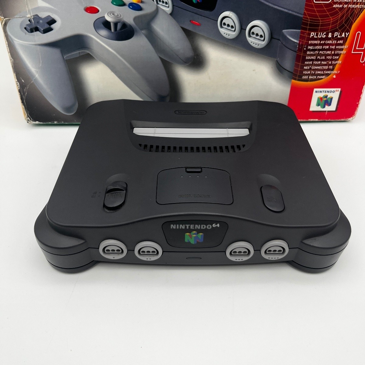 Nintendo 64 Console System In Original Box with Controller Power AV Cables