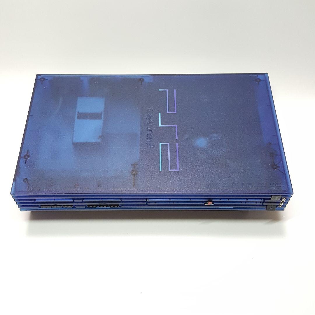Sony PS2 SCPH-37000 PlayStation 2 Ocean Blue Body Confirmed Operation Excellent